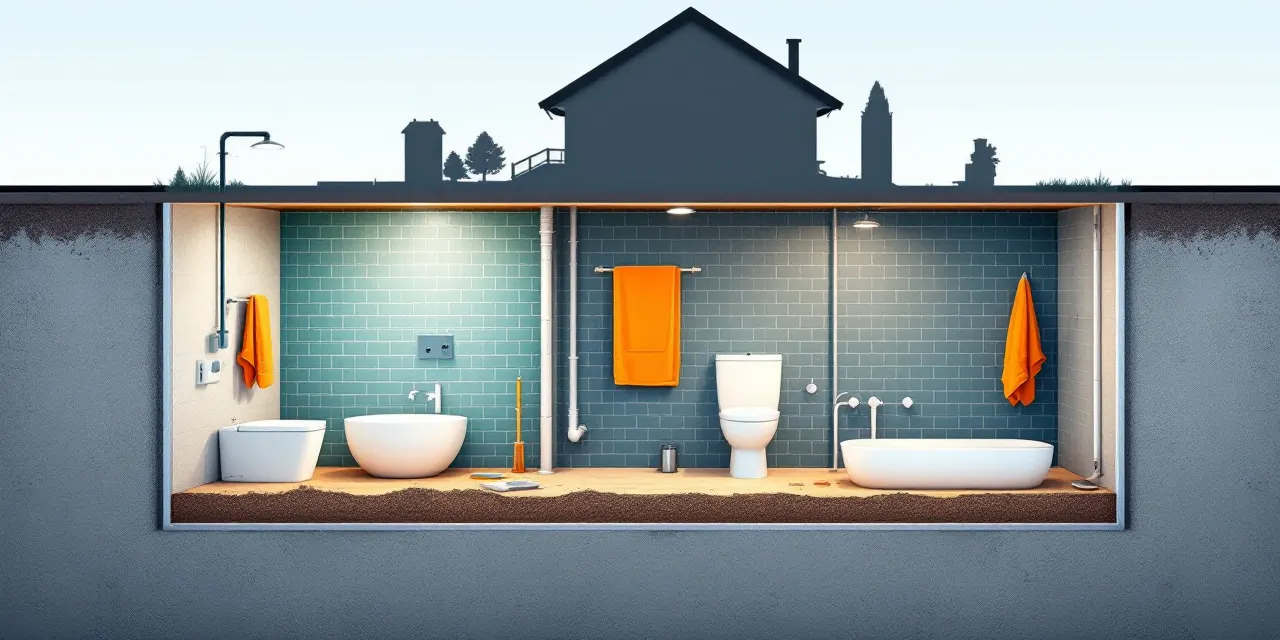 Basement Bathroom Finishing in Minneapolis
